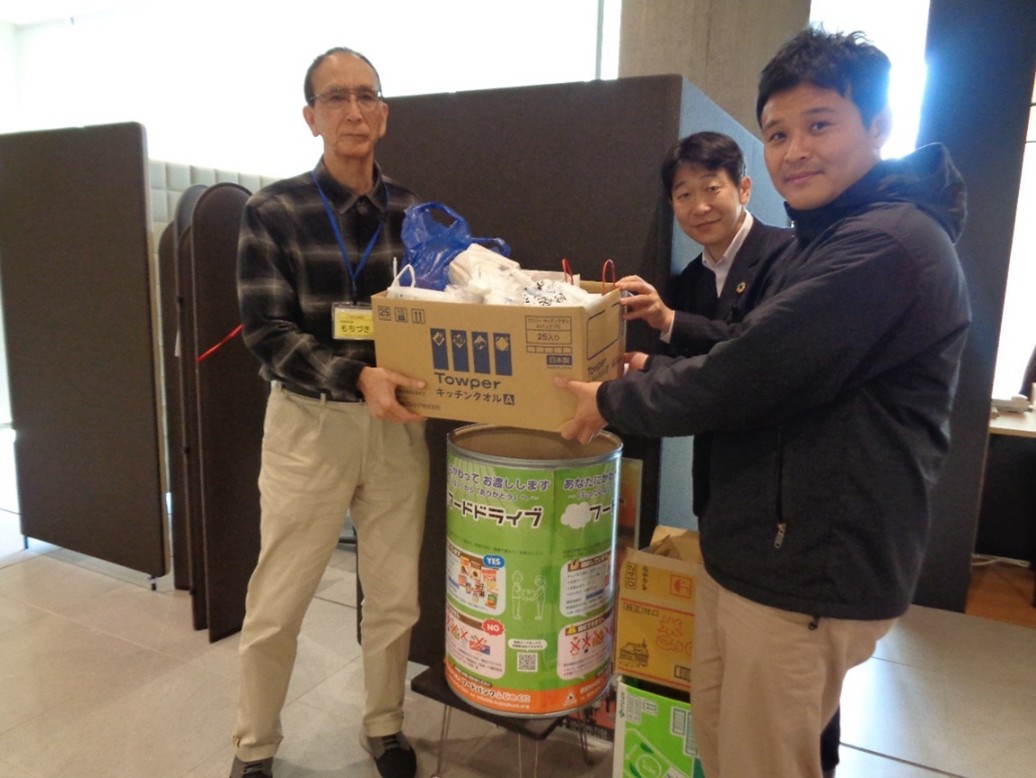 志太榛原地区労働者福祉協議会様より食品を寄贈していただきました。